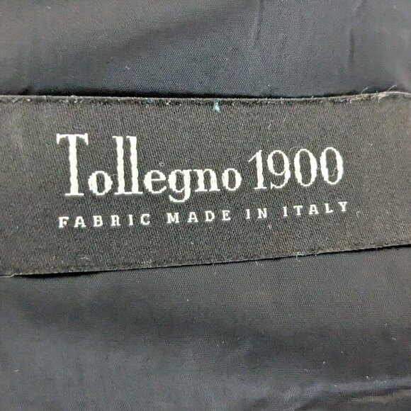 J. CREW Tollegno 1900 Bi Stretch Black Wool Blazer; Lined; Single Breast; Size 4 - Picture 5 of 7